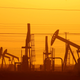 An oil field over the Monterey Shale covered with hydraulic fracturing operations near Lost Hills, California, in the Central Valley back in 2014. This region has become relatively more polluted since 1981.
